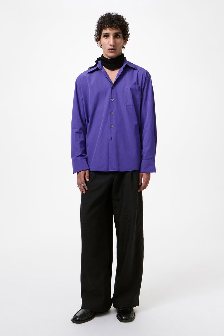 Our Legacy - Above Shirt Deep Blue Super Poplin