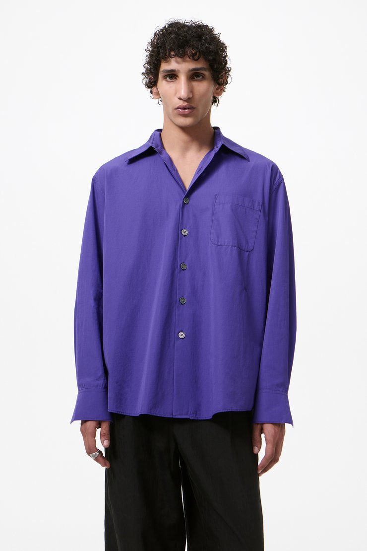 ABOVE SHIRT - Deep Blue Super Poplin