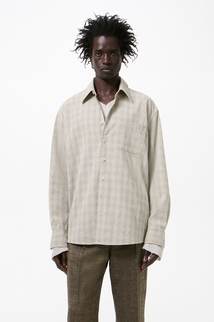 Our Legacy - Borrowed BD Shirt Clay Cotton Voile