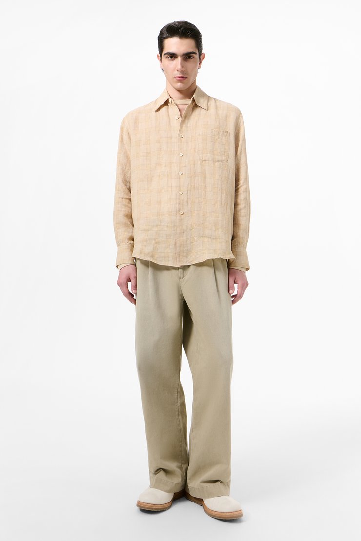 Our Legacy - Above Shirt Vacay Check Gauze Linen