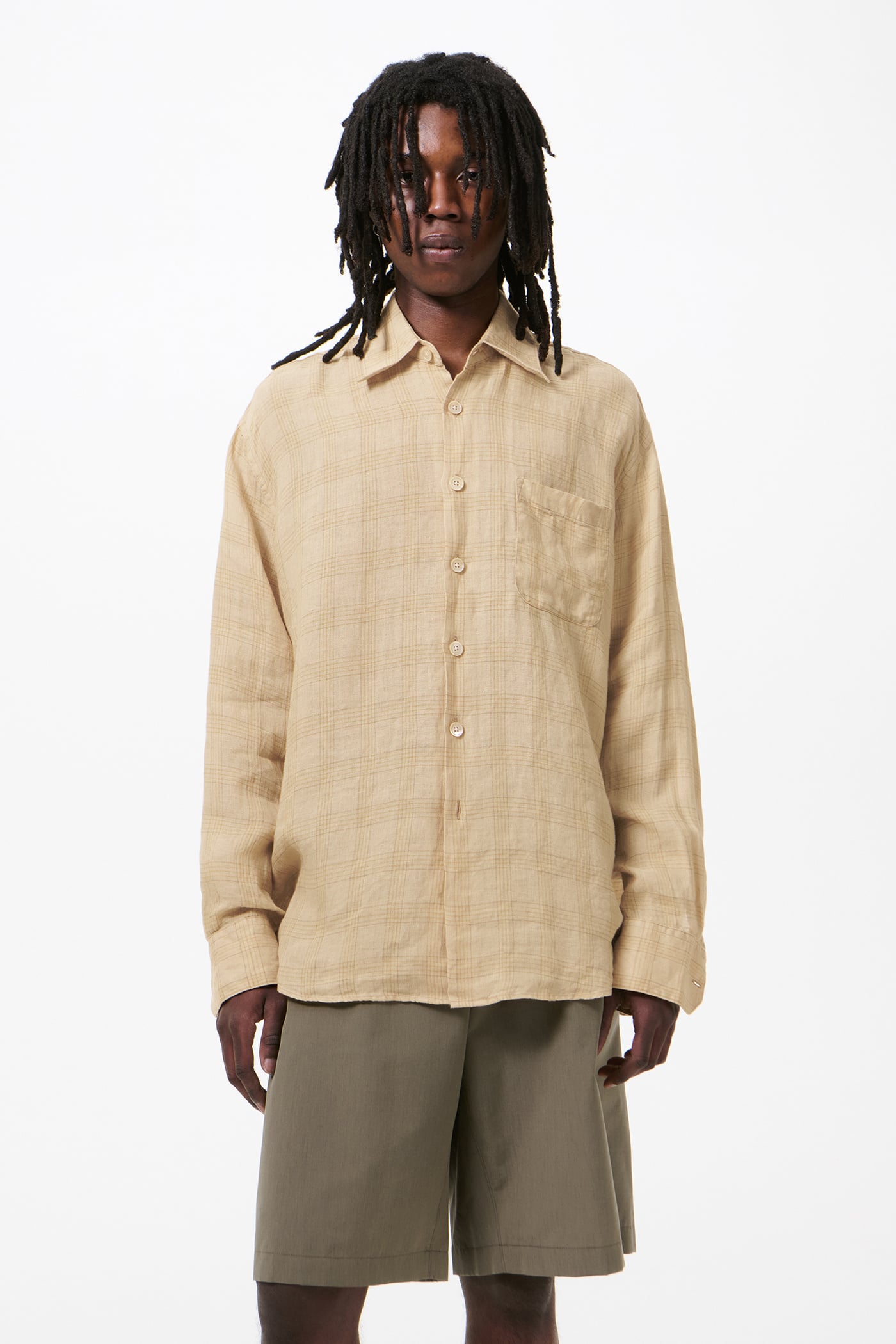 Our Legacy - Above Shirt Vacay Check Gauze Linen