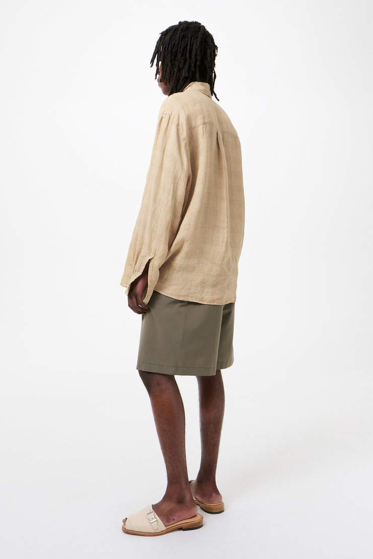 Our Legacy - Above Shirt Vacay Check Gauze Linen
