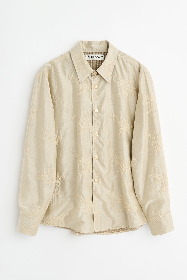 Our Legacy - Borrowed BD Shirt Clay Cotton Voile