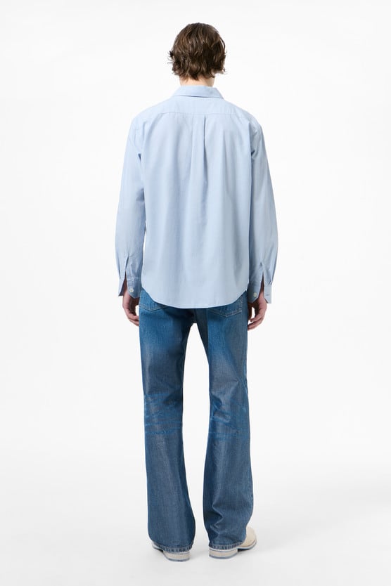 Our Legacy - Beyond Shirt Powder Blue Liquid Poplin
