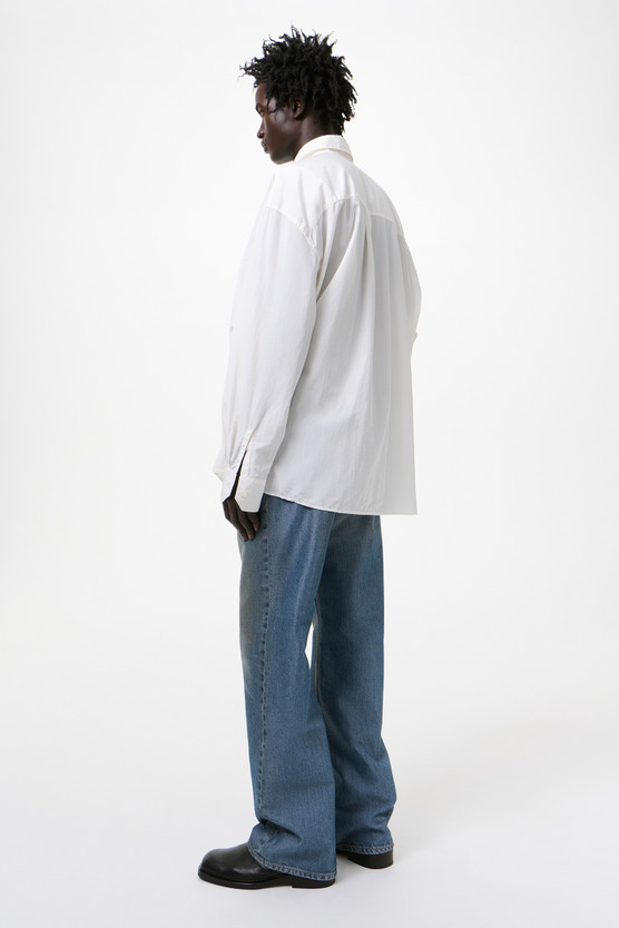 Our Legacy - Borrowed Shirt Cloud White Silcot Weave