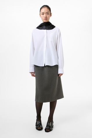 Forever Shirt White Liquid Poplin