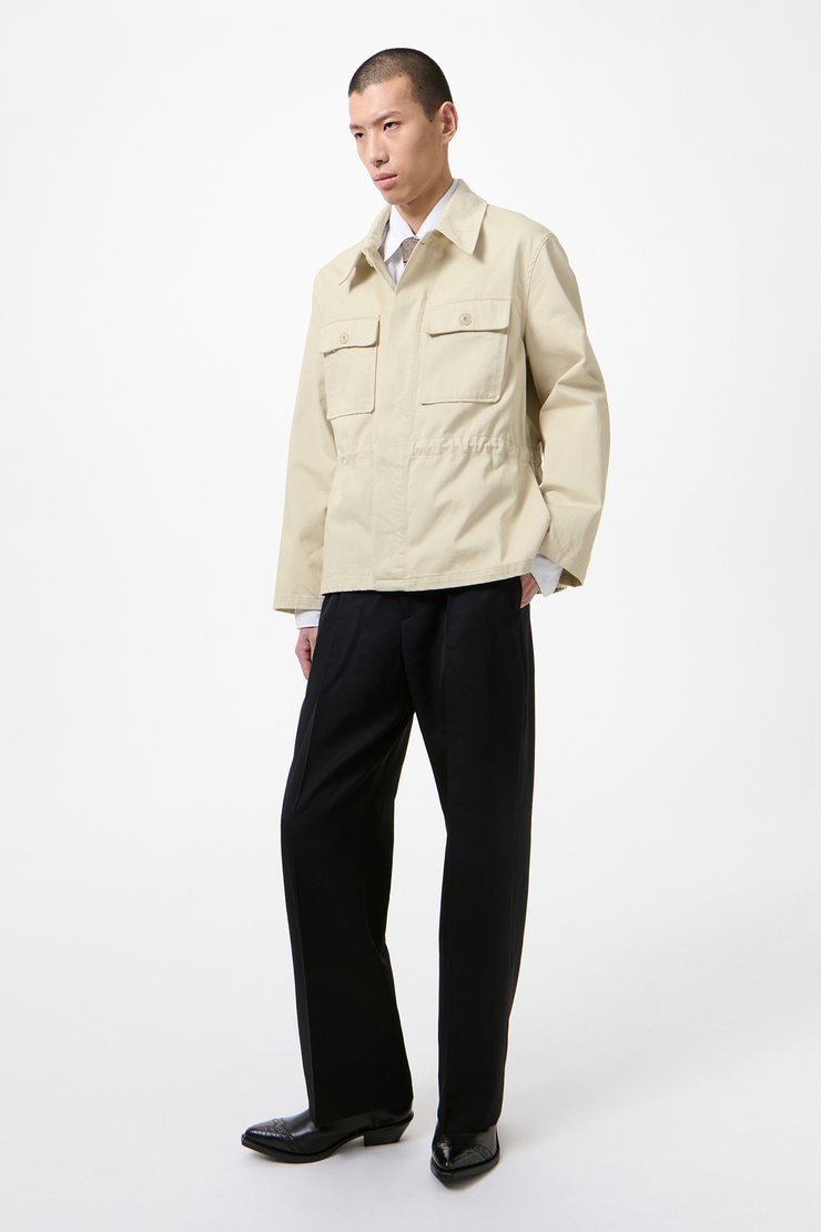 Our Legacy - Evening Coach Jacket Black Brushed Cotton