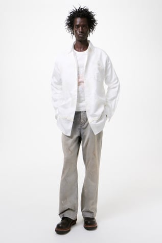 Vast Shirt Ivory Cloud Breezey Cotton