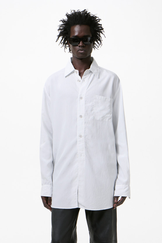 Our Legacy - Vast Shirt Midnight Line Stripe Modalux