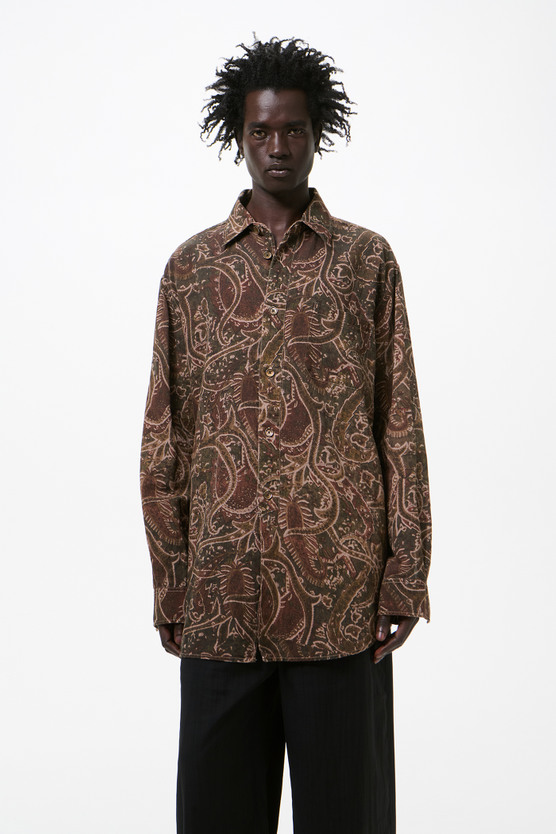 Our Legacy - Vast Shirt Overdyed Snake Paisley Print