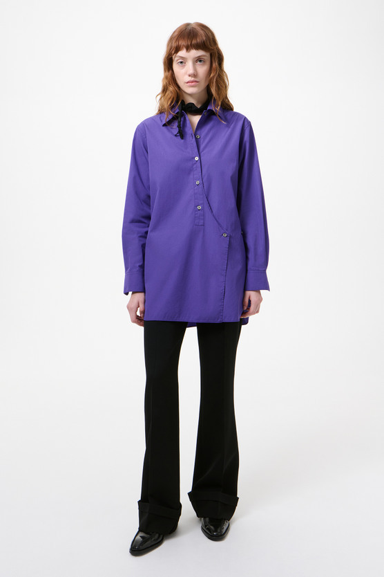 Our Legacy - Wave Shirt Deep Blue Super Poplin