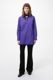 Our Legacy - Wave Shirt Deep Blue Super Poplin