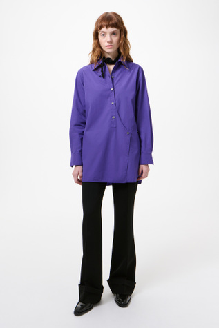 Our Legacy - Wave Shirt Deep Blue Super Poplin