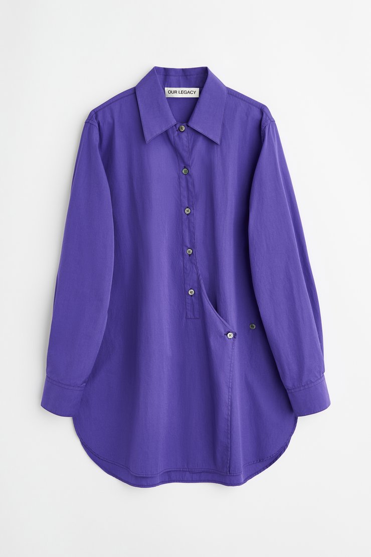 Our Legacy - X-Ray Shirt Noir Bloom Ethereal Veil
