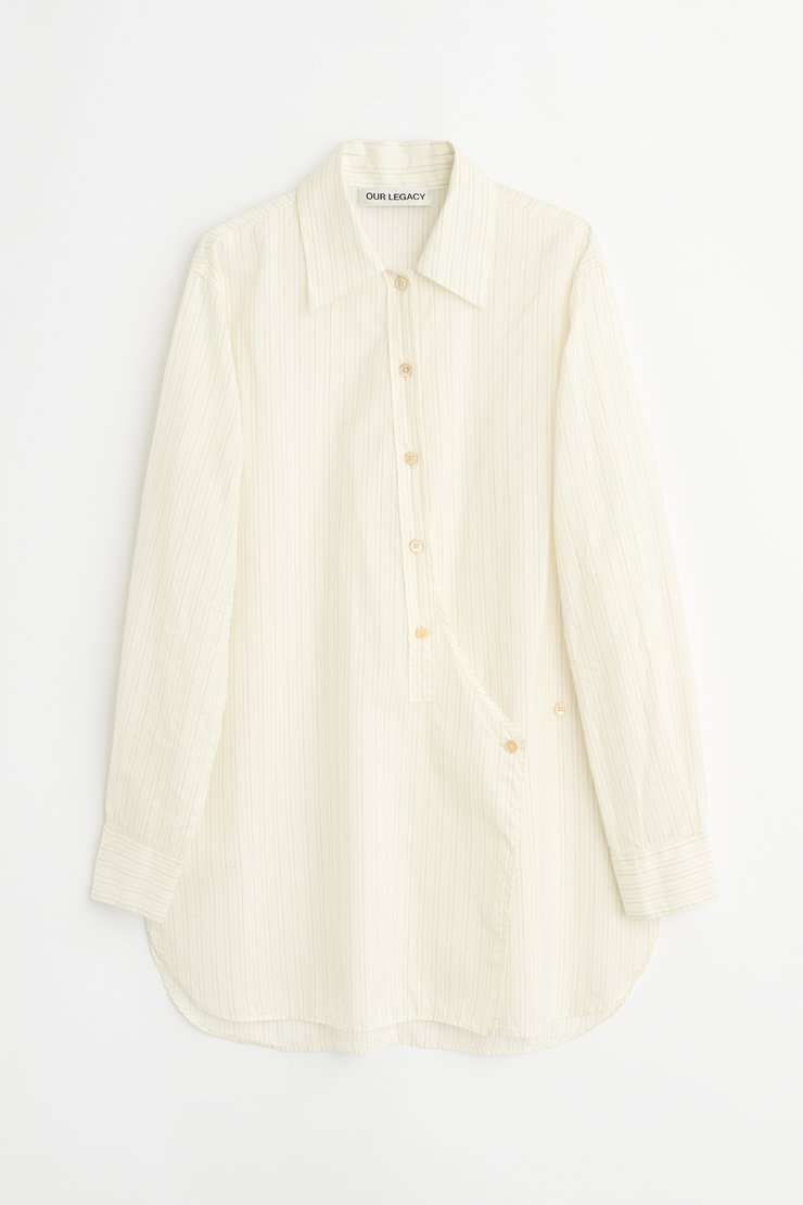 Our Legacy - Precious Shirt Ivory Cloud Breezey Cotton