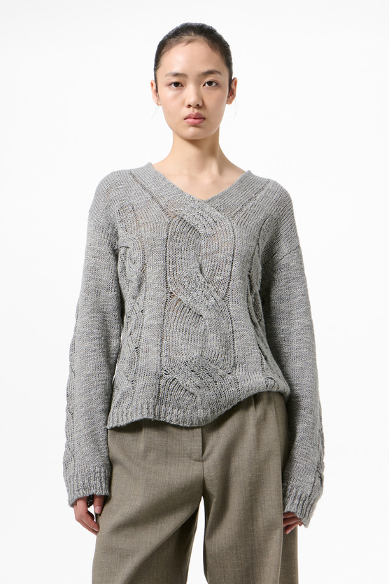 Our Legacy - Link V-Neck Tin Shifting Hemp Silk Cable