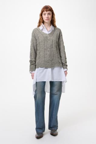 Link V-Neck Tin Shifting Hemp Silk Cable