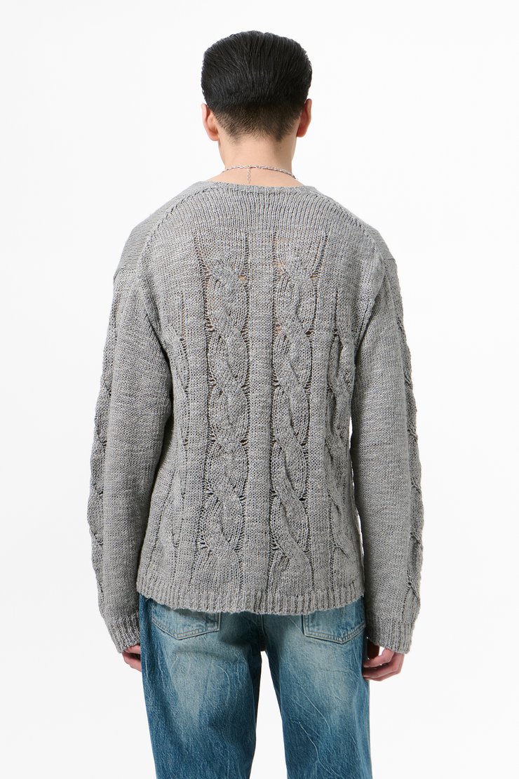 Our Legacy - Link V-Neck Tin Shifting Hemp Silk Cable