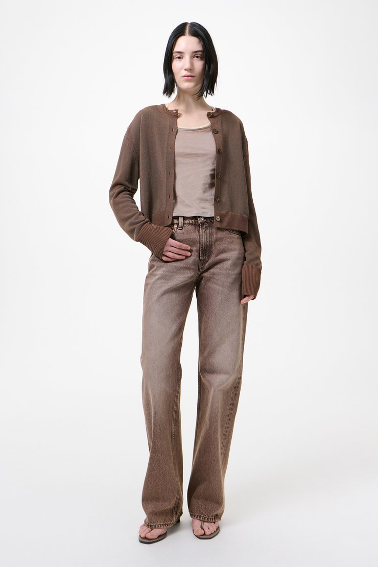 Our Legacy - Micro Cardigan Cangiante Copper Tech Cotton