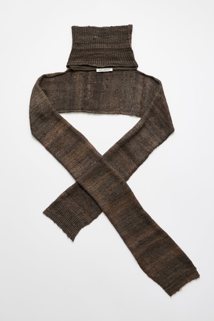 Our Legacy - Estate Scarf Black Double Wool
