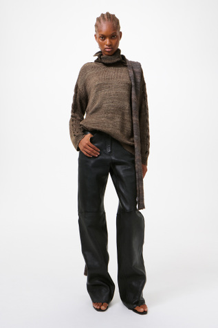 Popover Roundneck Wathered Earth Handspun Silk