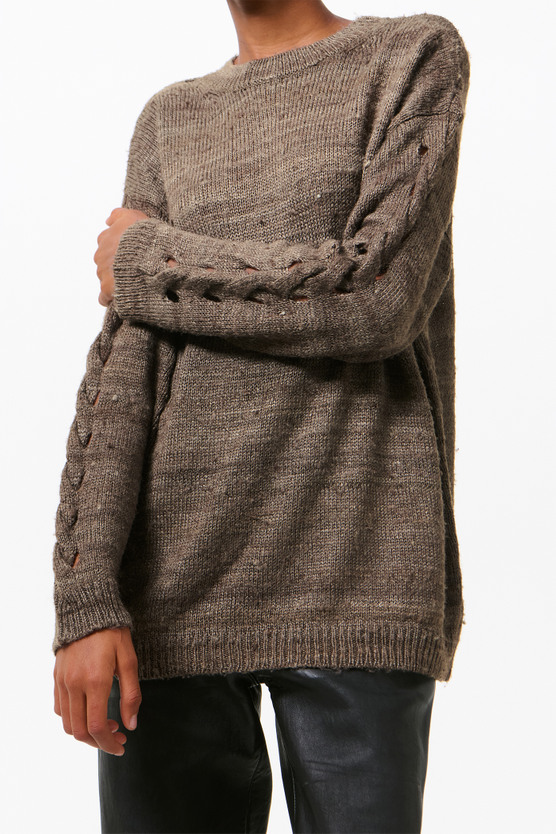Our Legacy - Popover Roundneck Wathered Earth Handspun Silk