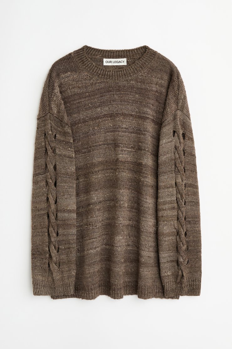 Our Legacy - Cardigan Dorf Check Hairy Wool