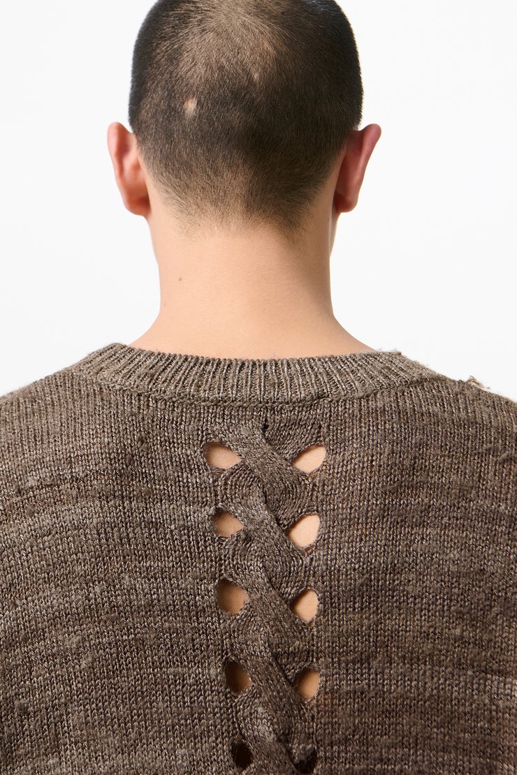 Our Legacy - Cardigan Mole Grey Hairy Wool