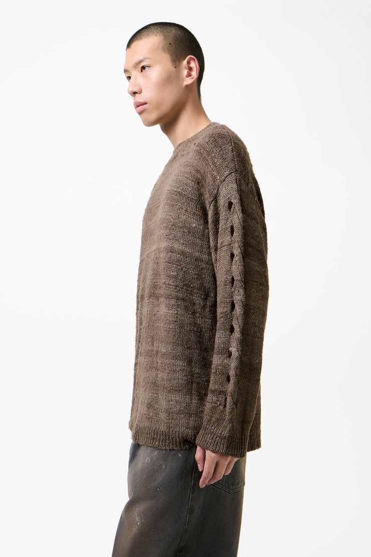 Our Legacy - Cardigan Mole Grey Hairy Wool