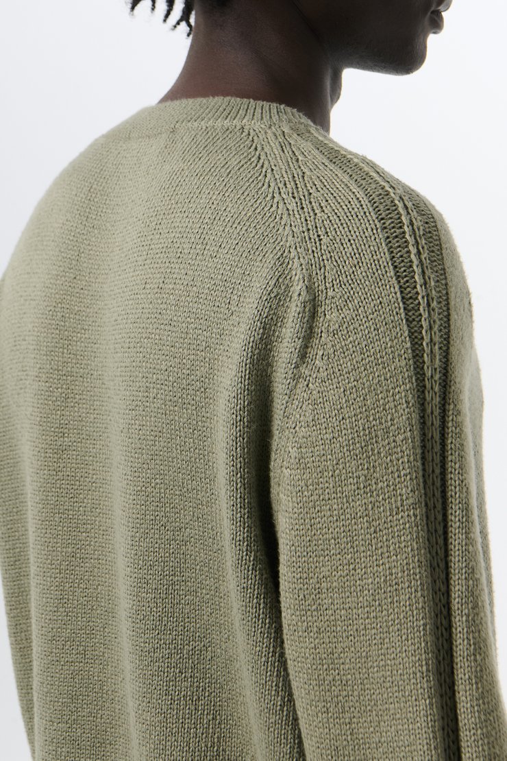 Our Legacy - Rigid Popover Dirt Stripe Fuzzy Alpaca