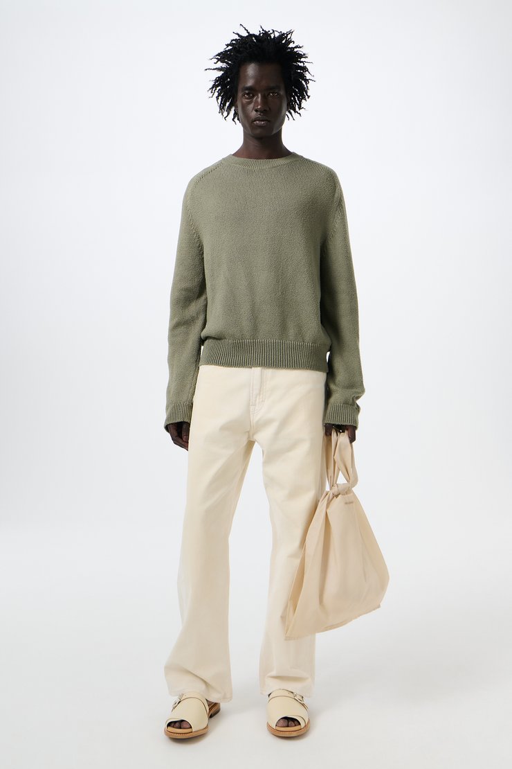 Our Legacy - True Roundneck Slate Grey Cloud Cotton