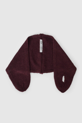 Our Legacy - Miniature Scarf Cabernet Cyclone Linen