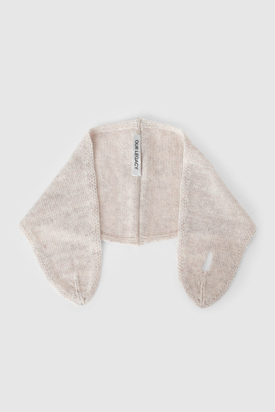 Our Legacy - Miniature Scarf Soft Ecru Cyclone Linen