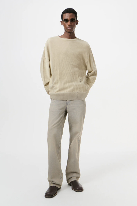 Our Legacy - Slant Knit Moss Spray Dye Cherub Wool