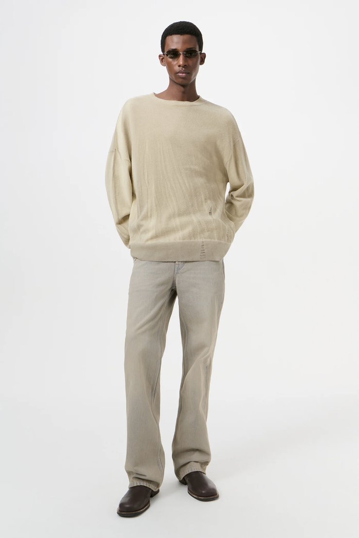 Our Legacy - Slant Knit Moss Spray Dye Cherub Wool