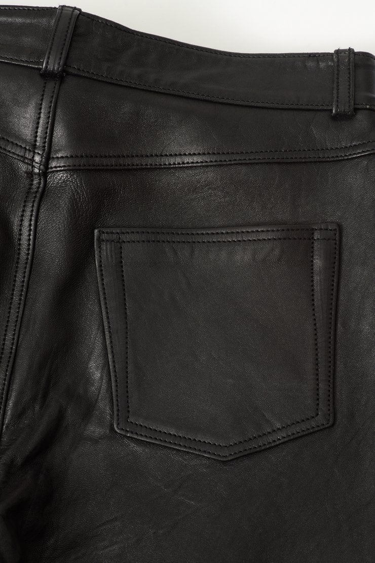 Our Legacy - Mini Jacket Top Dyed Black Leather