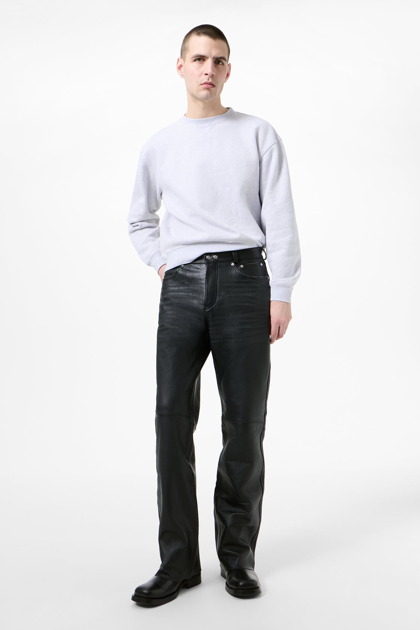 Our Legacy - Carlson Cut Whisker Black Buffed Lambskin