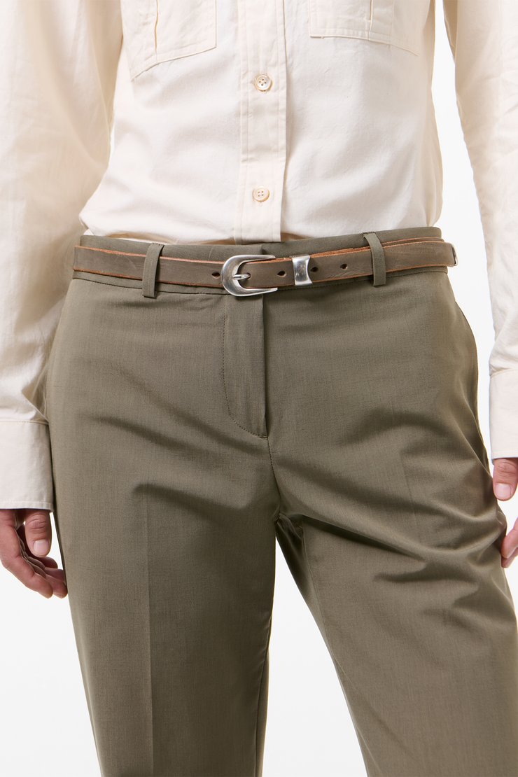 Our Legacy - Split Belt Oily Brown Leather