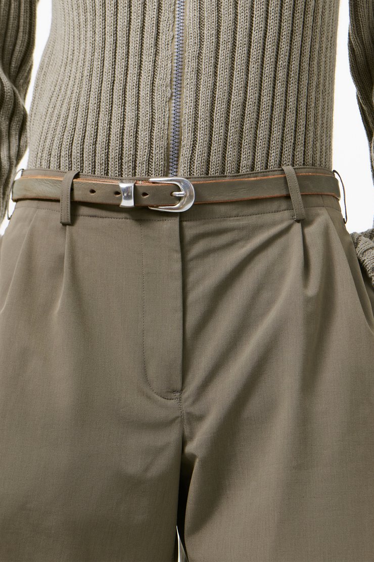 Our Legacy - Split Belt Oily Brown Leather