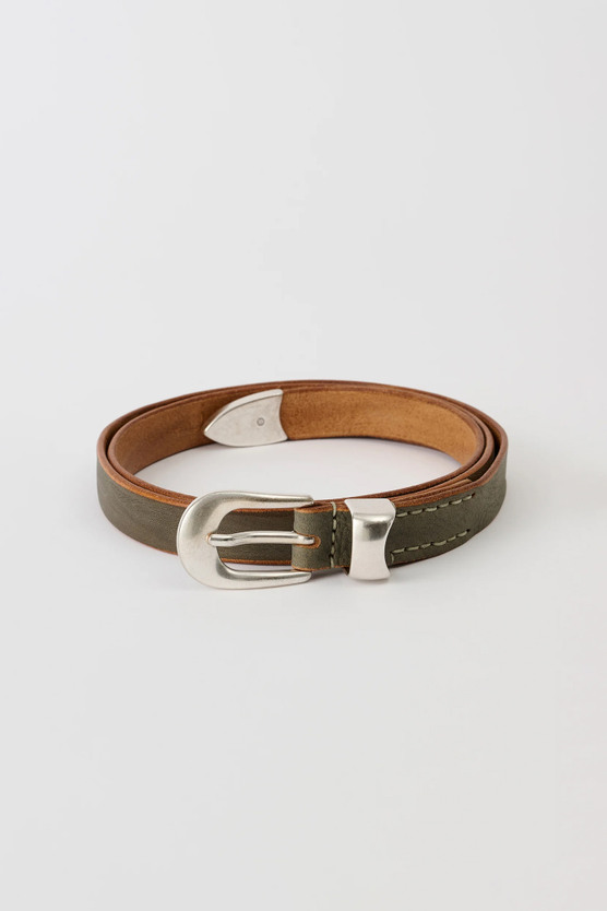 Our Legacy - 2 cm Belt Overcast Blue Leather