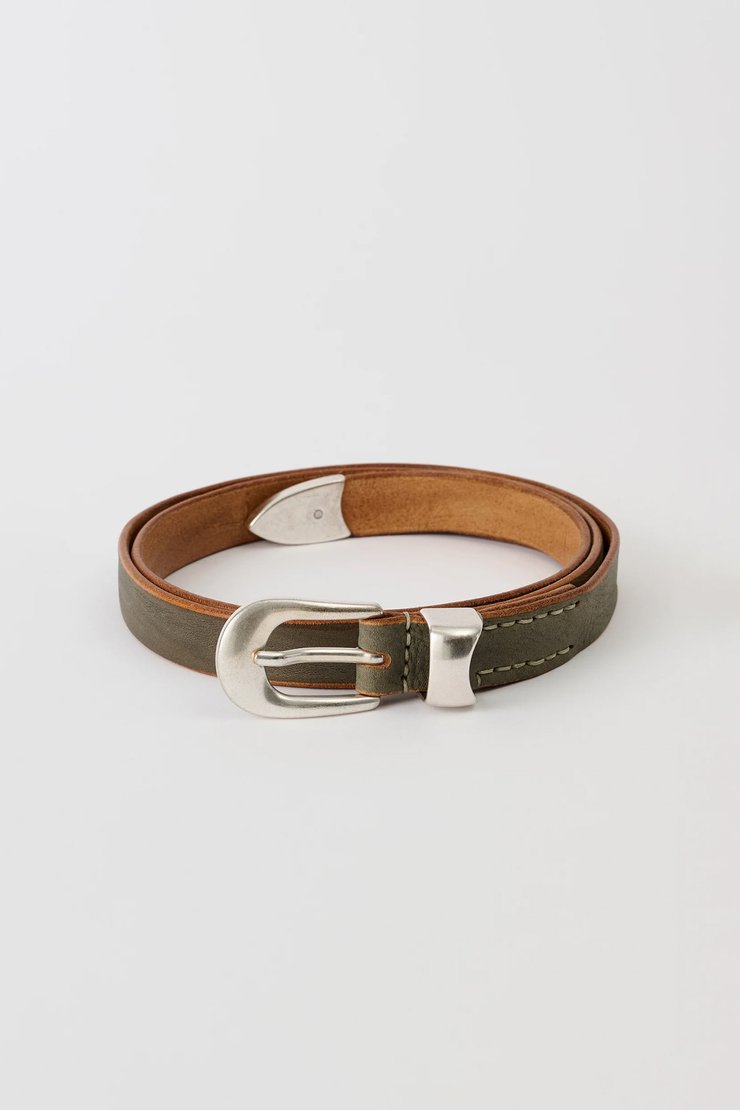 Our Legacy - Split Belt Oily Brown Leather