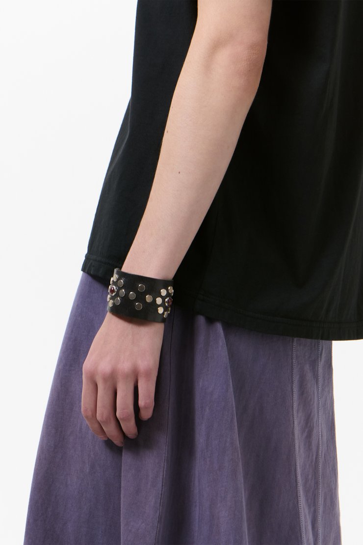 Our Legacy - Spine Bracelet Black Chromexcel Leather