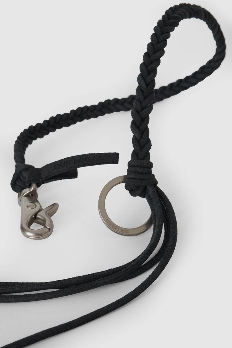 Our Legacy - Spine Bracelet Black Chromexcel Leather