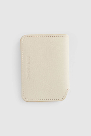 Card Case Deep Ecru Leather