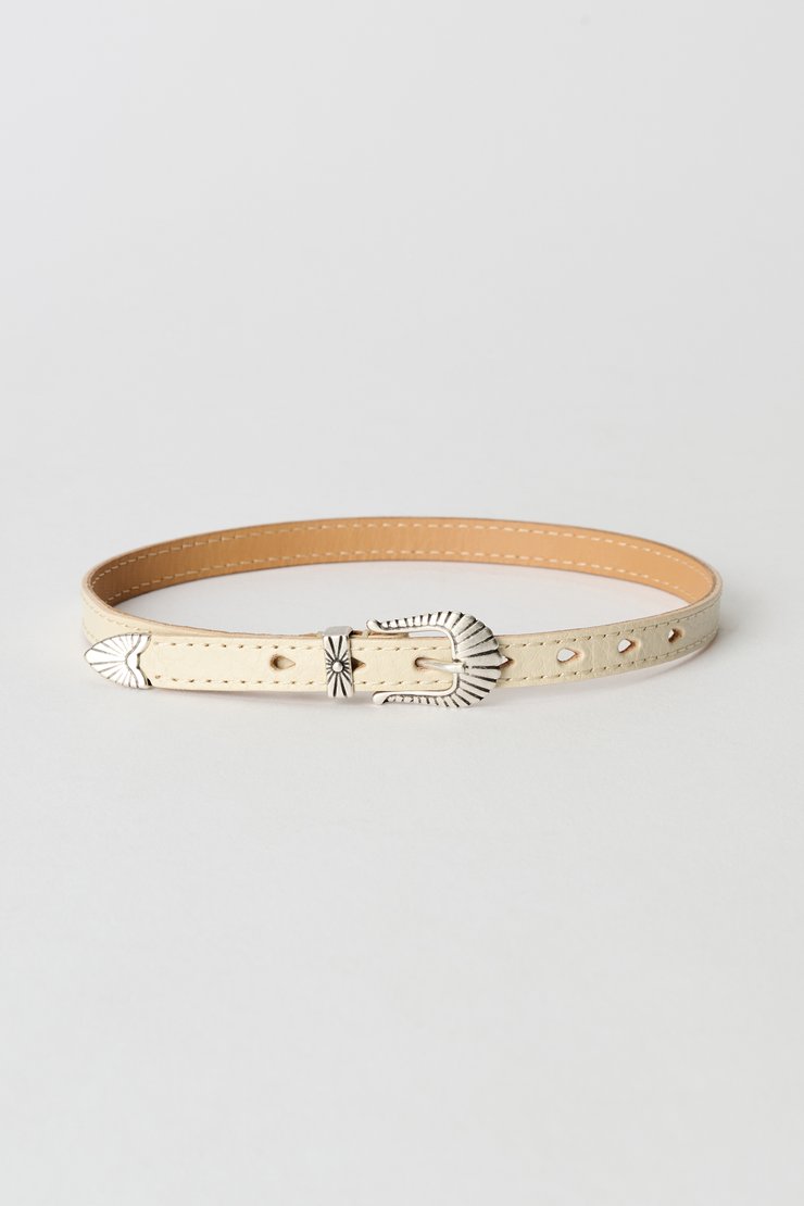 Our Legacy - Cowboy Wrap Around Deep Ecru Leather