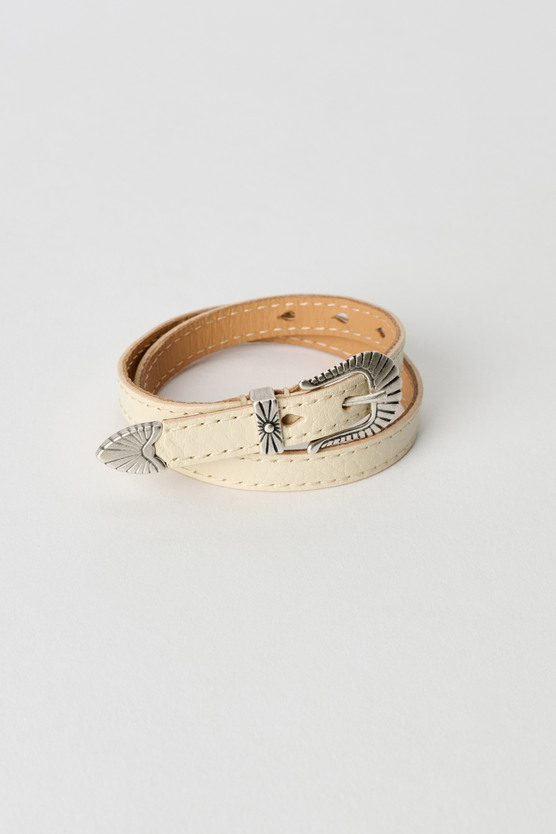 Our Legacy - Cowboy Wrap Around Deep Ecru Leather
