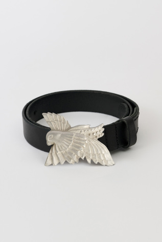 Dove Belt Oily Black Leather