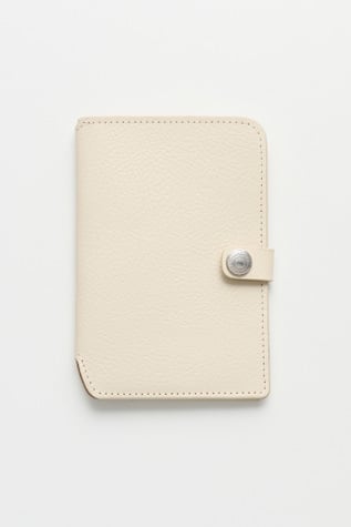 Passport Cover Deep Ecru Leather