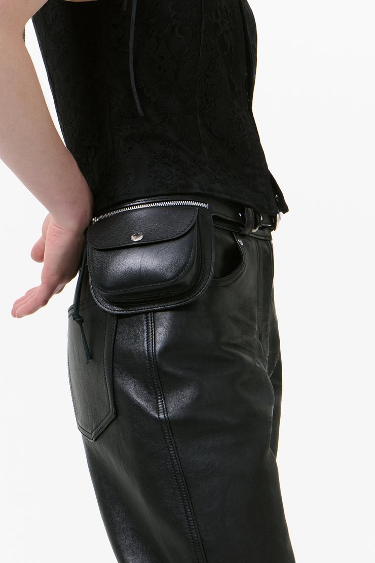 Our Legacy - 2 cm Braided Belt Cognac Leather