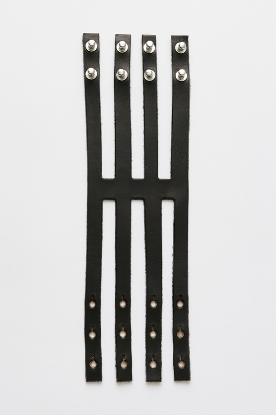 Our Legacy - Rib Bracelet Black Chromexcel Leather